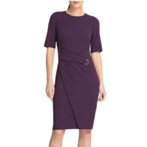 DKNY Faux Wrap Dress EUC
